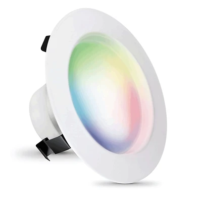 Feit Electric LEDR4/RGBW/AG Smart LED Recessed Downlight, 4 In., 8W RGBW
