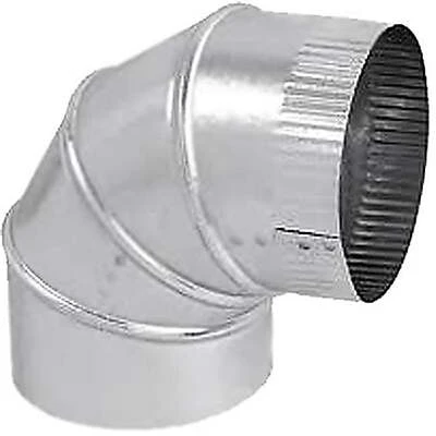 7 Inch 26 Gauge Galvanized Adjustable Elbow - Model 7-26-302