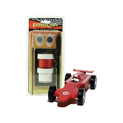 Complete Paint System 7 Piece Flamin' Red For Derby Cars