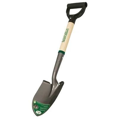 Landscapers Select 34610 Round Point Digging Shovel, 19 In Steel Blade
