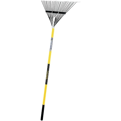 Vulcan 34560 Lawn/Leaf Rake, 26 Steel Tines, 54 In Fiberglass Handle