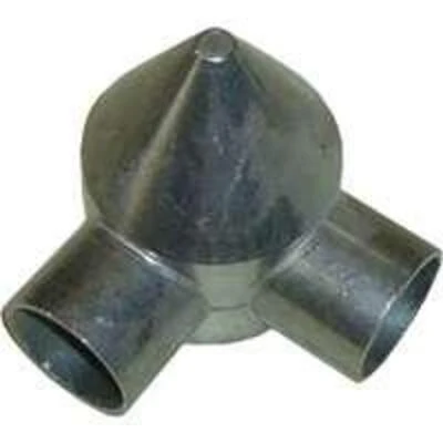 Hd42042rp 2-3/8" Aluminum 2-way Bullet Cap For Chain Link Fencing