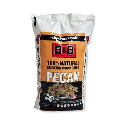 All Natural Pecan Wood Smoking Chips 180 Cubic Inches