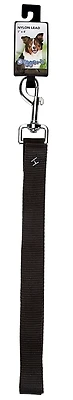 Pdq 2957203 Nylon Dog Lead, 1" X 72" Black, Sold As 7 Units