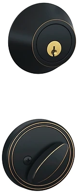 Jd60716 Aged Bronze Single Cylinder Keyed Entry Deadbolt
