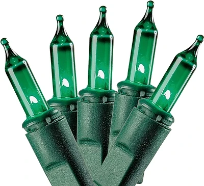 07525 Led Mini Light Set, 25 Lights, Green, Battery-operated