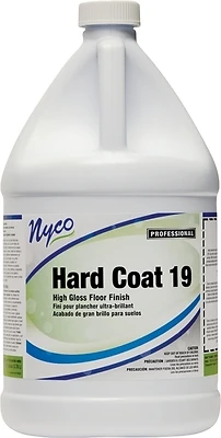 Nl167-g4 Hard Coat 19 Floor Finish, 128 Oz, Pack Of 4, Durable Acrylic