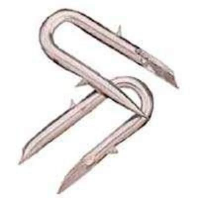 7465 8-gauge Galvanized Lock Staples 1.75 Inch For Fencing