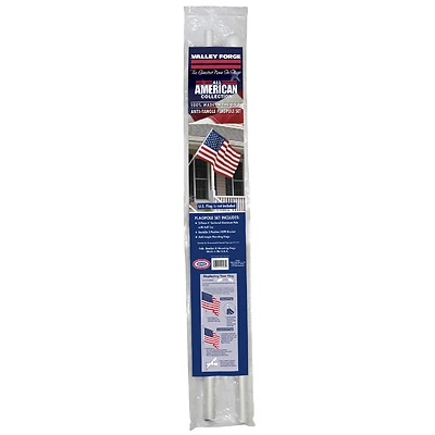 Valley Forge 29407-ATNGLE Aluminum Flag Pole, 72 In., Anti-Tangle Feature