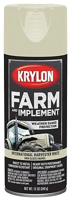 Farm & Implement Spray Paint, International Harvester White, 12 Oz Aerosol