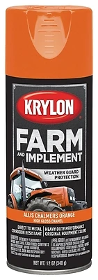 1940 Allis Chalmers Orange Farm & Implement Spray Paint 12 Oz