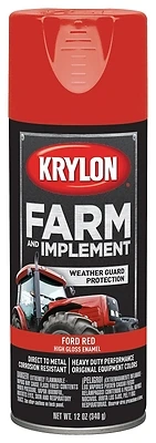 Farm & Implement Spray Paint - Ford Red 12 Oz Aerosol