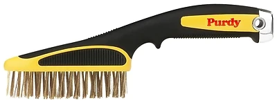 140910100 Short Handle Wire Brush With Rust-resistant Bristles