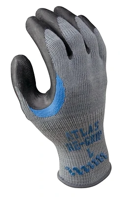 Showa Atlas 330M-08.RT Ergonomic Work Gloves, Medium, Rubber Coated