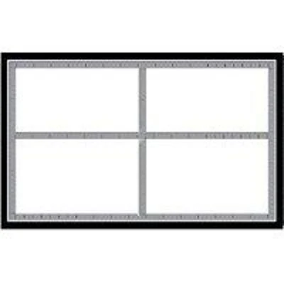Slc501 Laser Signs, Black/silver Background, 5-1/2 In W X 3-1/2 In H