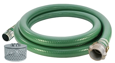 Pvc Suction Hose 2 In Id X 20 Ft With Camlock Fittings Model 1240-2000-20-cn-s