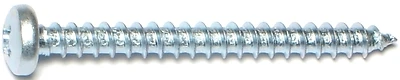 #10 X 2 In Zinc Plated Self-tapping Pan Head Screws 100 Pk, Model 03253