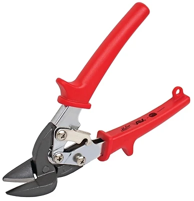 Avm6 Ev Mini Offset Aviation Snip, Left Cutting, 7-1/8 In Length
