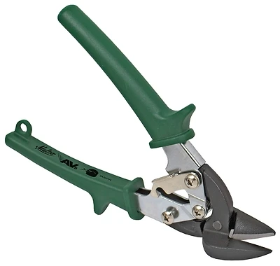 Avm7 Ev Mini Offset Aviation Snip, Right Cutting, 7-1/8 In Length
