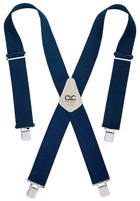 H110bu Heavy-duty Blue Web Suspenders, Adjustable, Pack Of 6