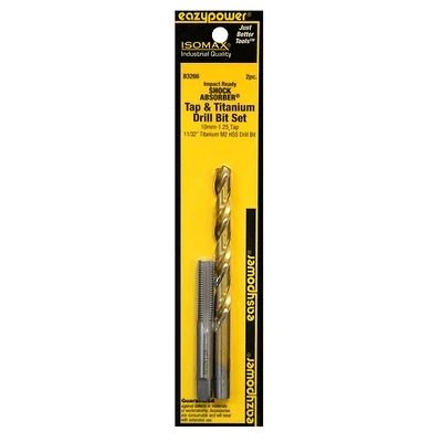 Isomax 11/32 In. M2 Steel Drill And Tap Bit Set 2 Piece