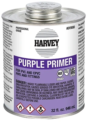 019080-12 Professional Grade Purple Primer, 32 Ounce Dauber Can