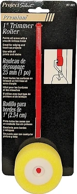 Rt301 Foam Trim Edge Roller 1 In, Pack Of 12, Plastic Handle