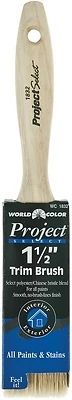 1832-1.5 Inch Polyester Bristle Wall Brush With Walnut Handle