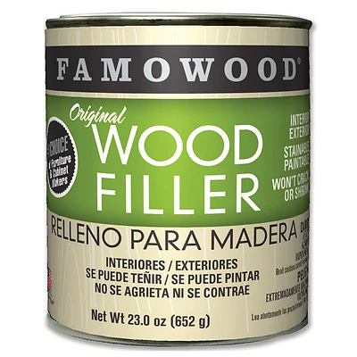 Original Wood Filler 23 Oz - Fir - Solvent Based For Interior And Exterior Use
