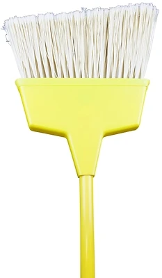 #20 Big Angle Broom With Plastic Bristles And Green Handle