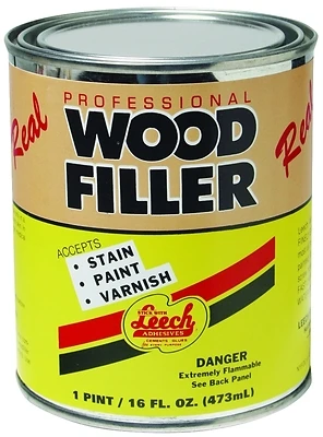 Lwf-69 Superior Grade Pro Wood Filler, Pint Can, Natural Finish