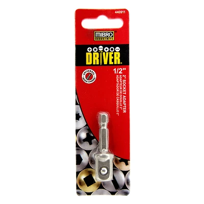 Mibro Square 1/2 In. X 2 In. L Socket Adapter S2 Tool Steel 1 Pc