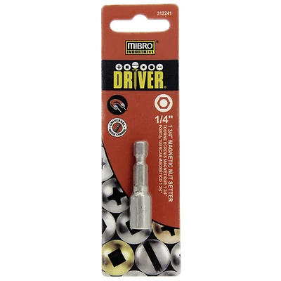 Mibro 1/4 In. Drive X 1-3/4 In. Chrome Vanadium Steel Magnetic Nut Setter