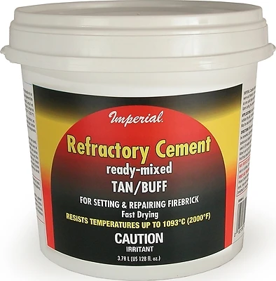 Imperial KK0308 Refractory Cement, Buff, 128 Oz Tub