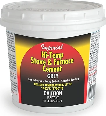 Imperial KK0069-A Stove and Furnace Cement, Grey, 24 Oz