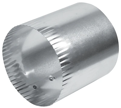 Fdc4xzw 4 In. Aluminum Duct Connector With Optional Clamps, Pack Of 12