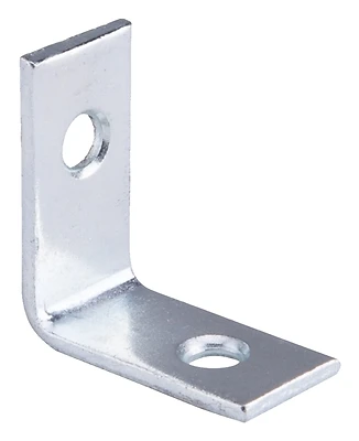 Cb-z01-013l Zinc Corner Brace, 1 X 1/2 In, Pack Of 25
