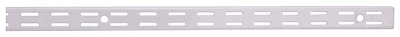 Adjustable Dual Track Standard Shelf, 70.5 In L X 1 In W, White
