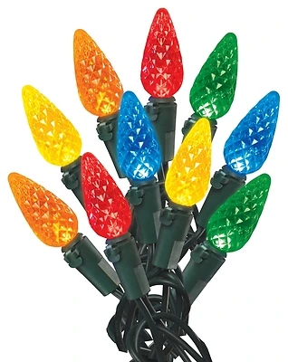 U12e744b 60-lamp C6 Led Light Set, 120v, 4.8w, 14.96 Ft, Multi-color, Pack Of 24