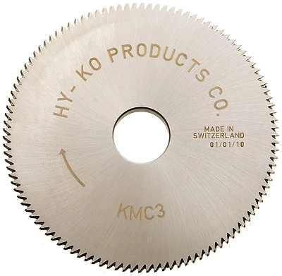 Hy-ko Kmc3 Key Cutter Blade For Ilco Kd50 Machine - 3.15 Inch Diameter