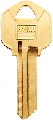 Hy-Ko 21200KW1BR Key Blank, Brass, For Kwikset Locks
