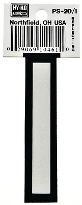 Hy-ko Ps-20/i Reflective Vinyl House Letter I, 3.25 In, Pack Of 10