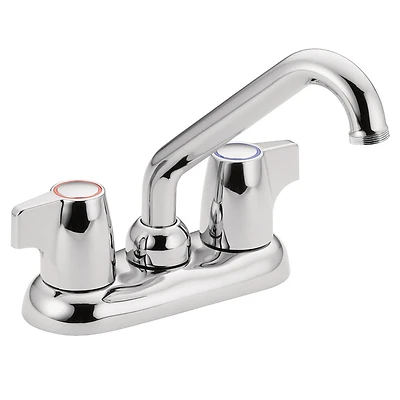 Moen Chateau 74998 Laundry Faucet, 2-Handle, Chrome, 4 In.