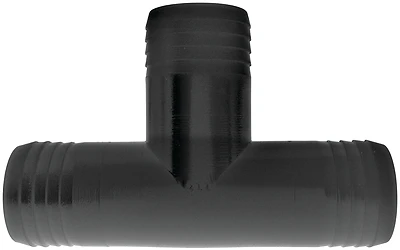 T14p Hose Adapter Tee, 1/4 In. Barb, Polypropylene, Pack Of 5