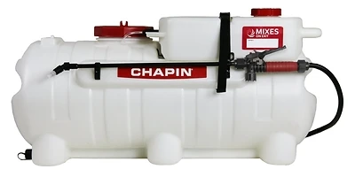 Mixes On Exit 25 Gallon Atv Sprayer With Adjustable Spray Tip And Quick Connect