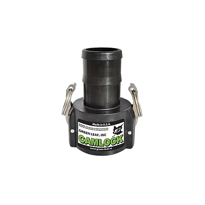 Glp 150 C 1-1/2 In. Barb X Female Cam Lock Coupling, Polypropylene, 1 Pk