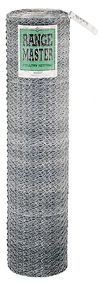 Rangemaster 6003 Galvanized Poultry Netting, 150 Ft X 48 In, 20 Gauge