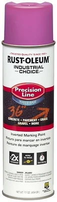 Rust-Oleum Industrial Choice 1868838 Marking Paint Spray, Safety Purple, 17 Oz