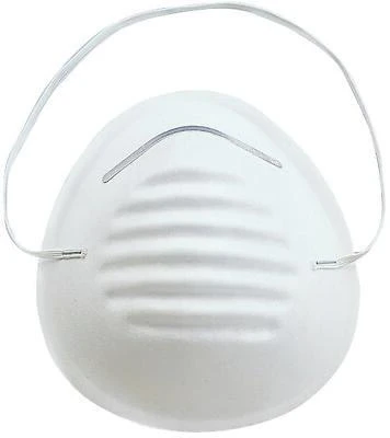 Toolbasix TGE-DM01 Disposable Dust Mask, 5-Piece, White