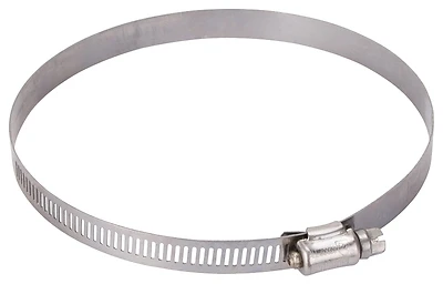 ProSource Interlocked Hose Clamp, Stainless Steel, 4-5/8–5-1/2 In